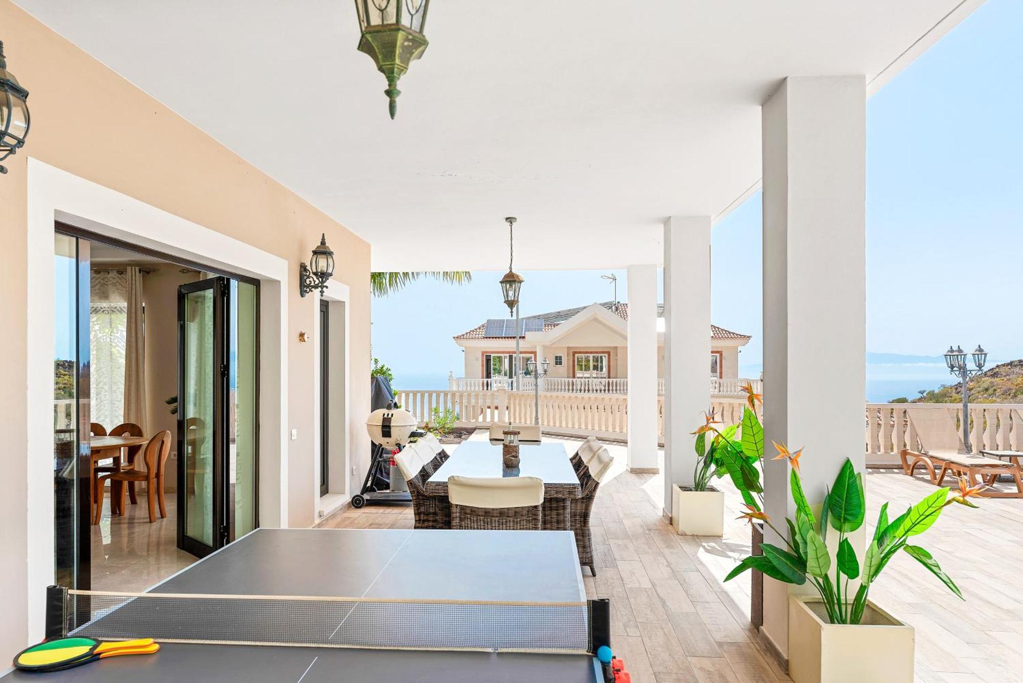 Villa Vista Bella Costa Adeje In Ruhiger Villengegend Mit Meerblick Bagian luar foto