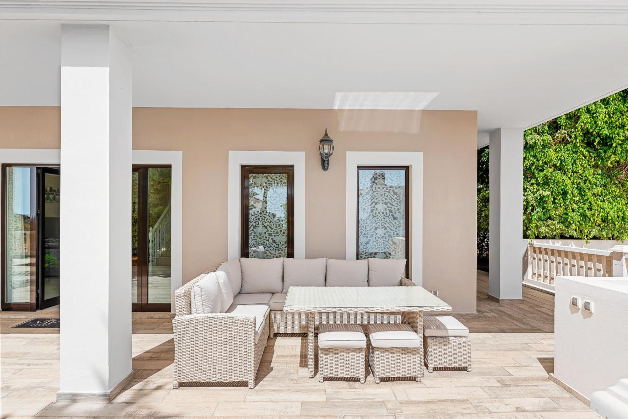 Villa Vista Bella Costa Adeje In Ruhiger Villengegend Mit Meerblick Bagian luar foto